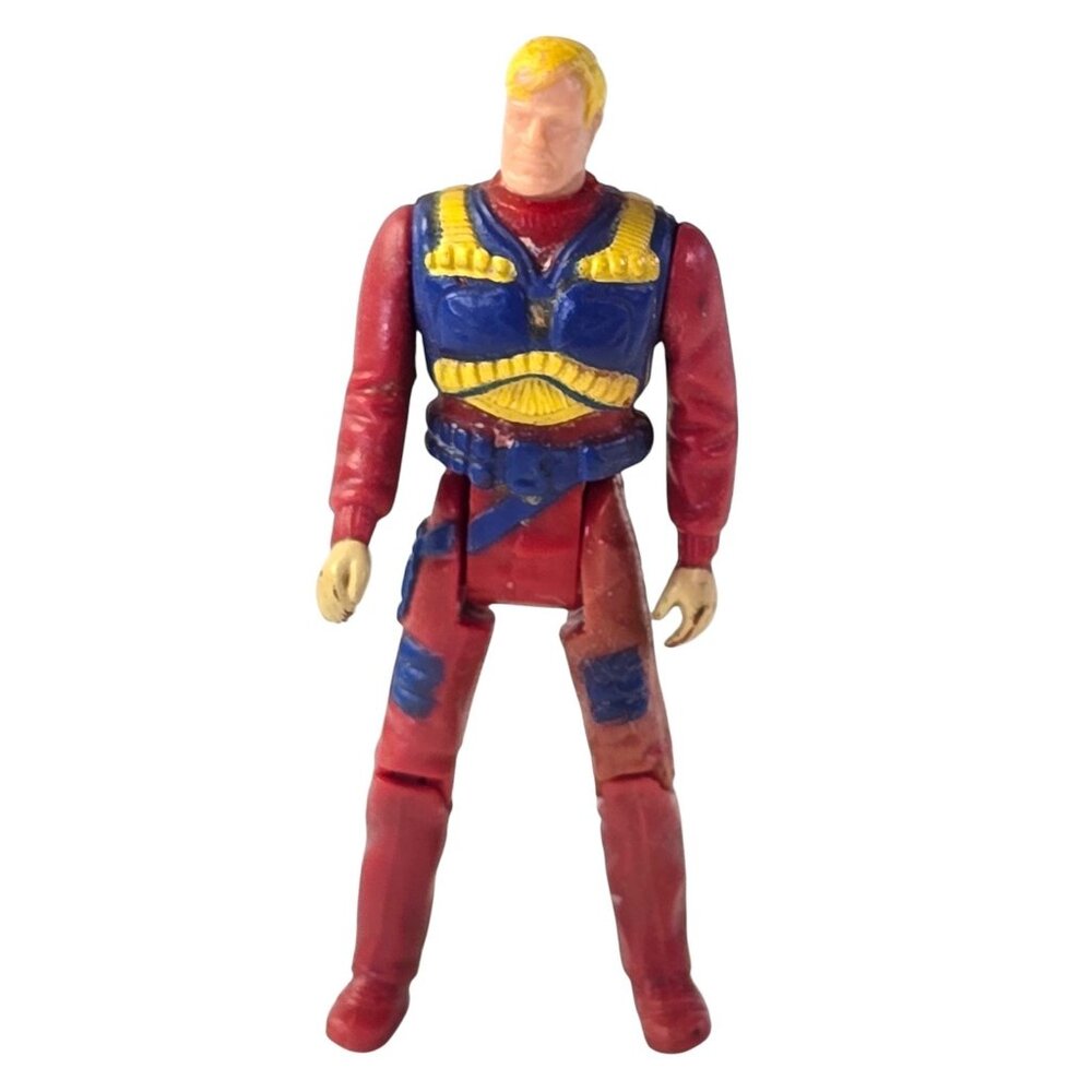 Vintage M.A.S.K. Action Figure Matt Tracker 1985 Kenner MASK 1980s Toy Red Blue